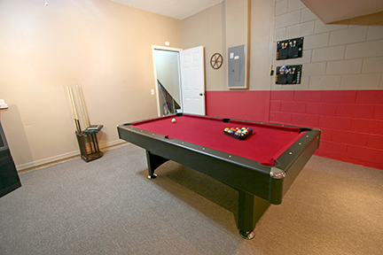 Basement Renovation with Pool Table in Rockland County