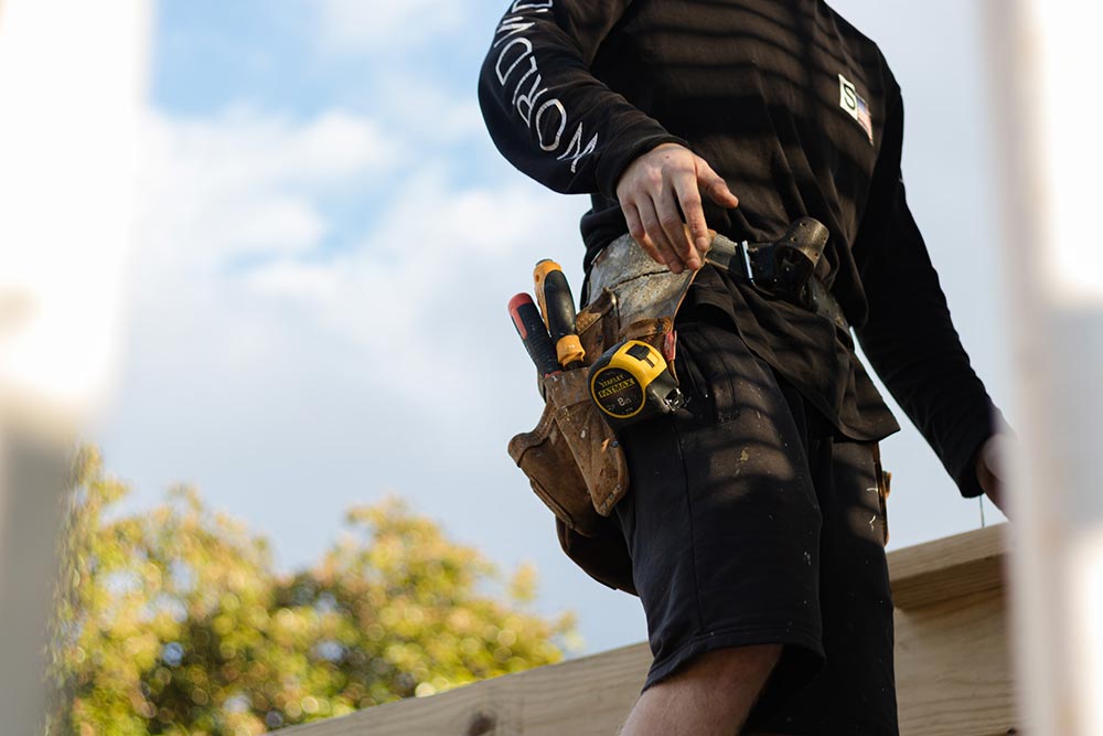 Carpenter At The Roof