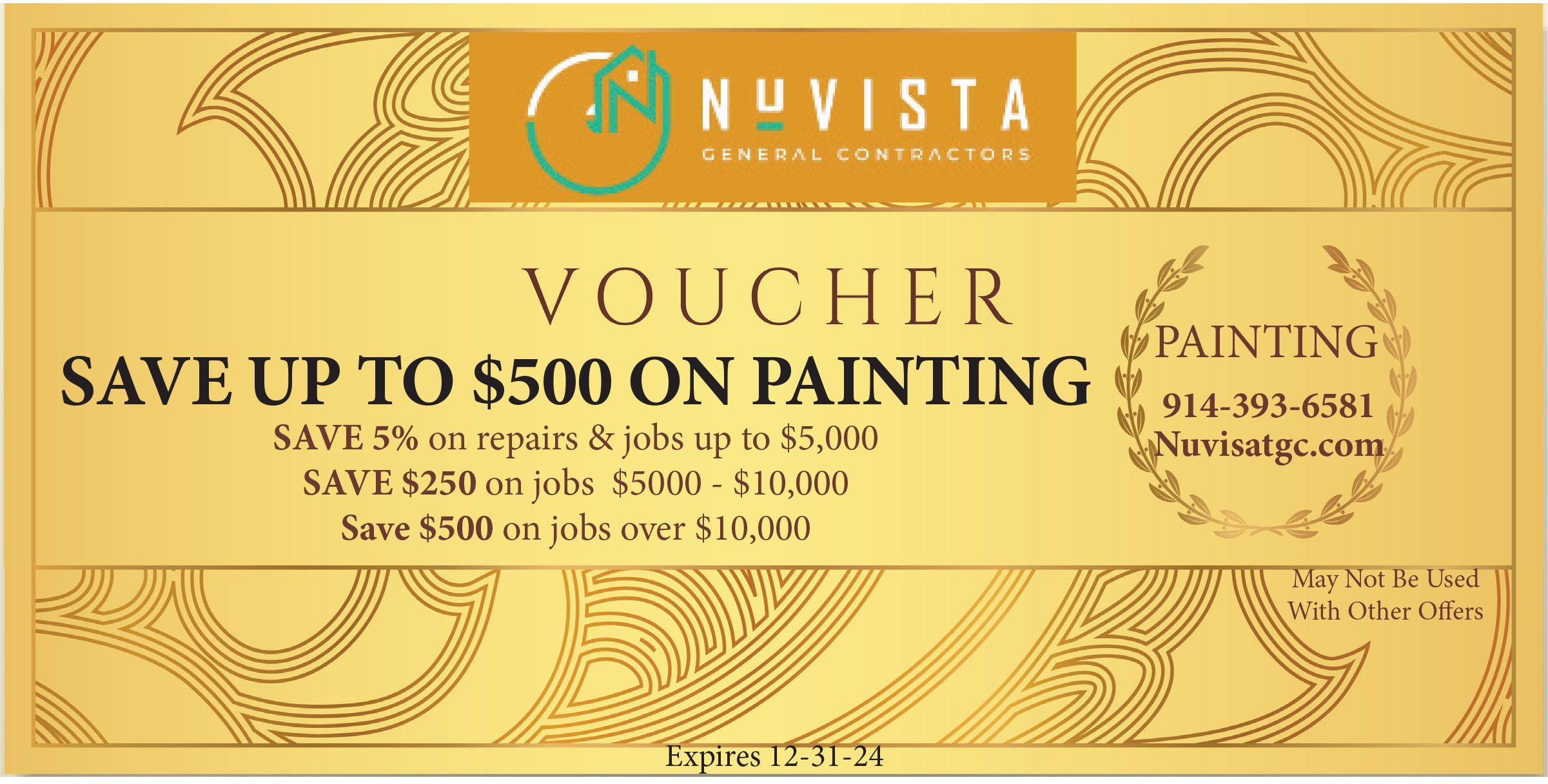 Nuvista voucher for Painting save up to $500