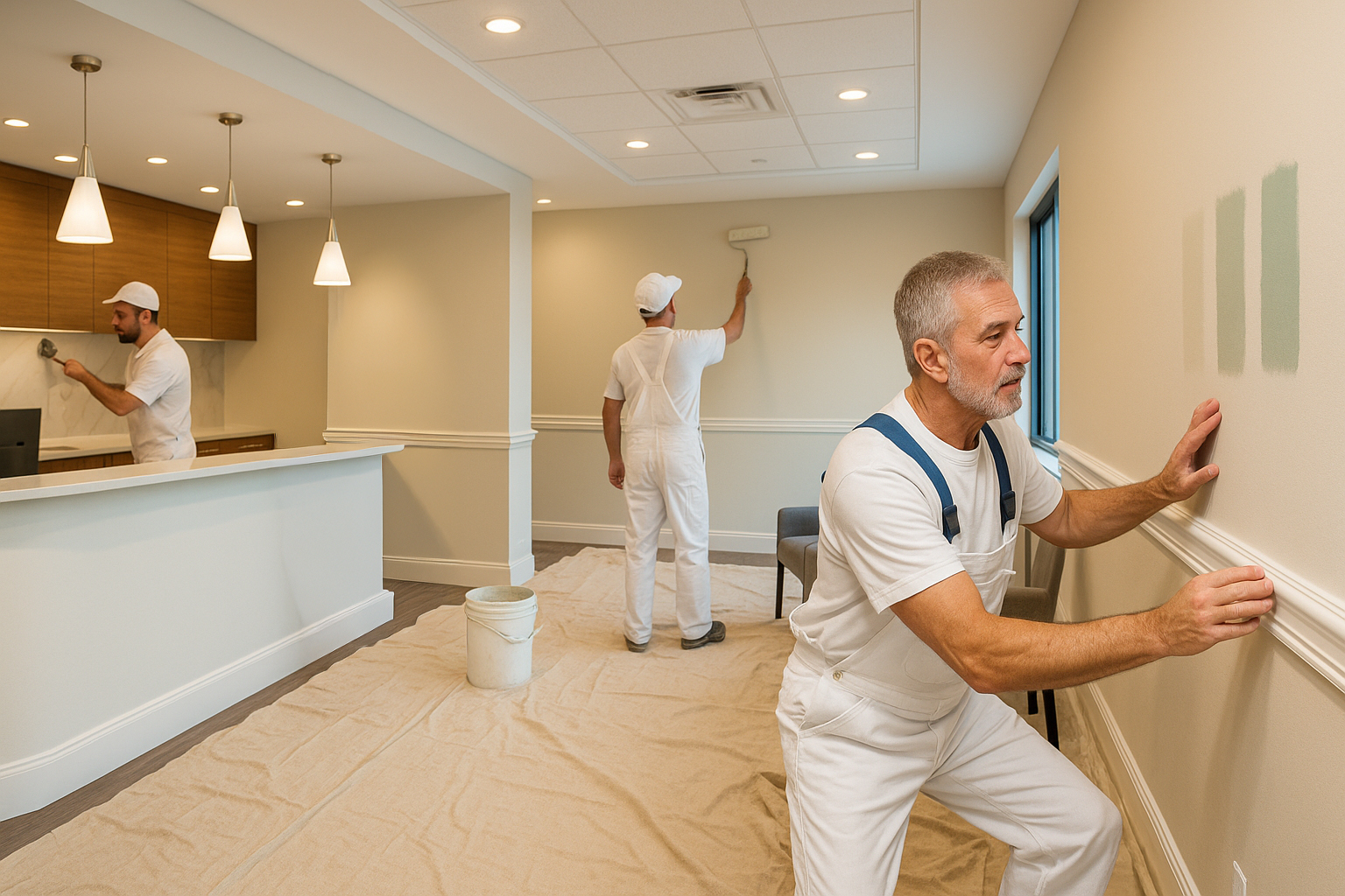 commercial painting services by Nuvisat in Rockland, Passaic and Bergen county