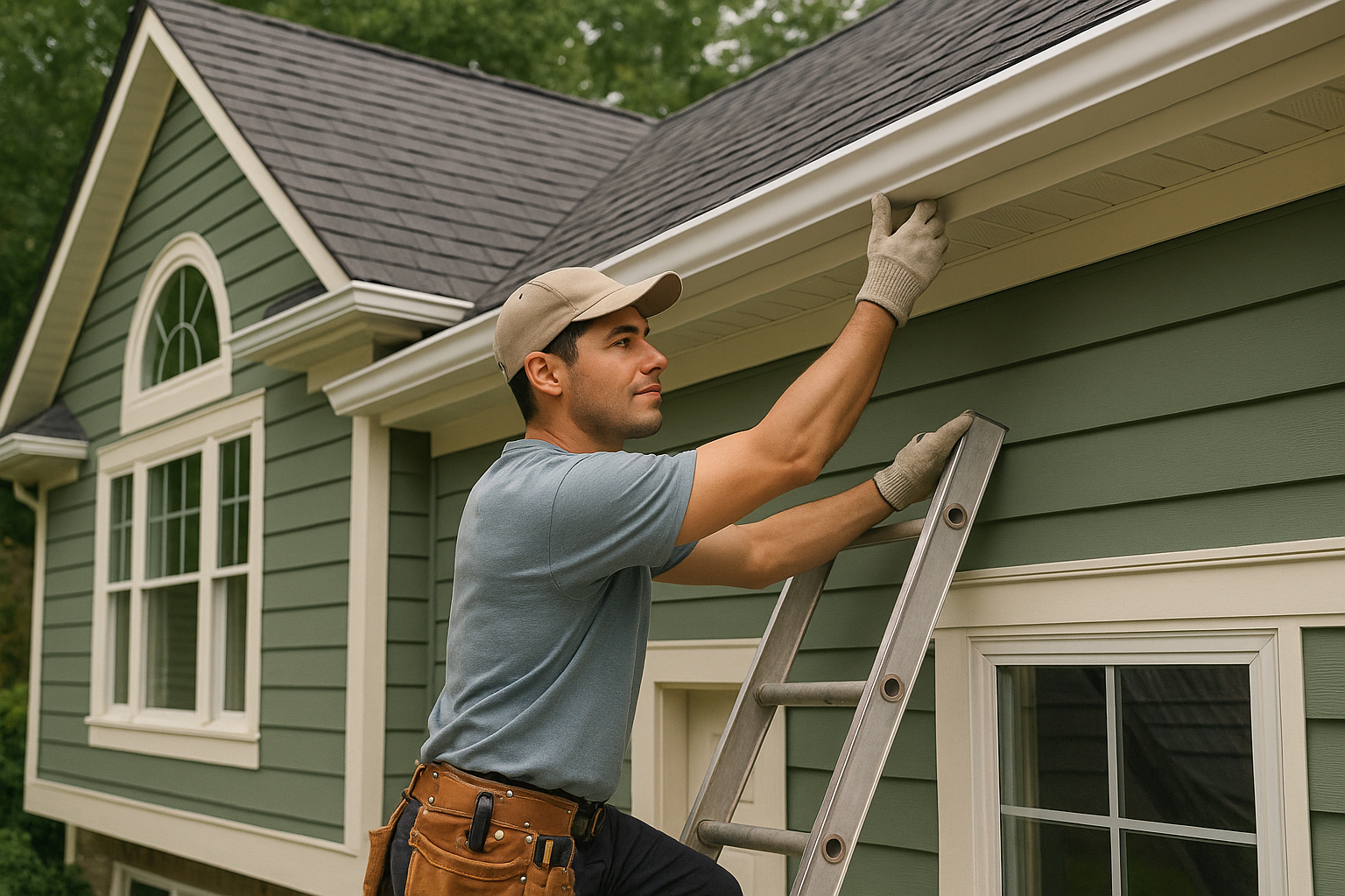 gutter services for Passaic, Bergen, And rockland County areas by Nuvisat Design GC