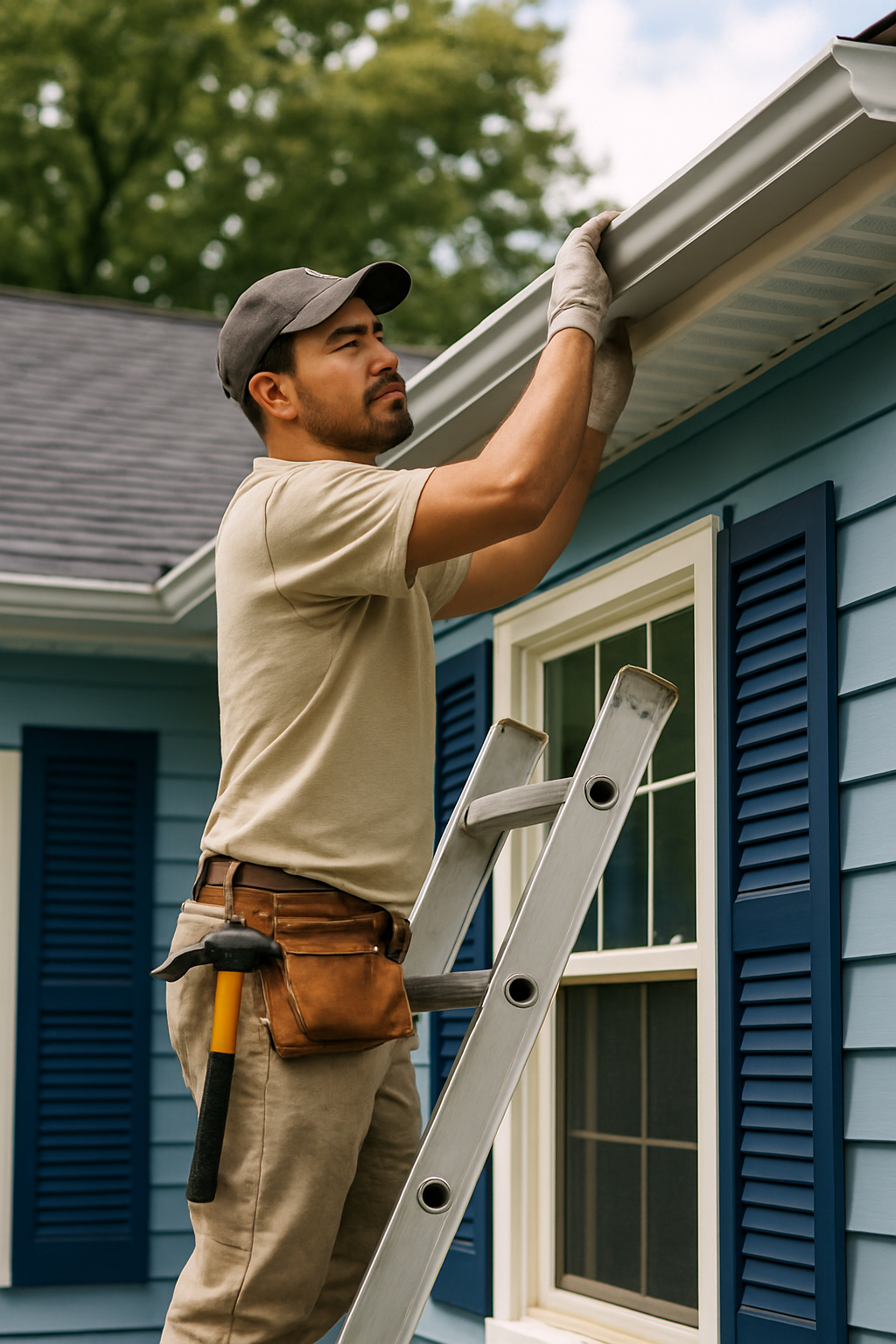 Nuvista offers custom seamless gutters for the Passaic, Bergen, Rockland county area