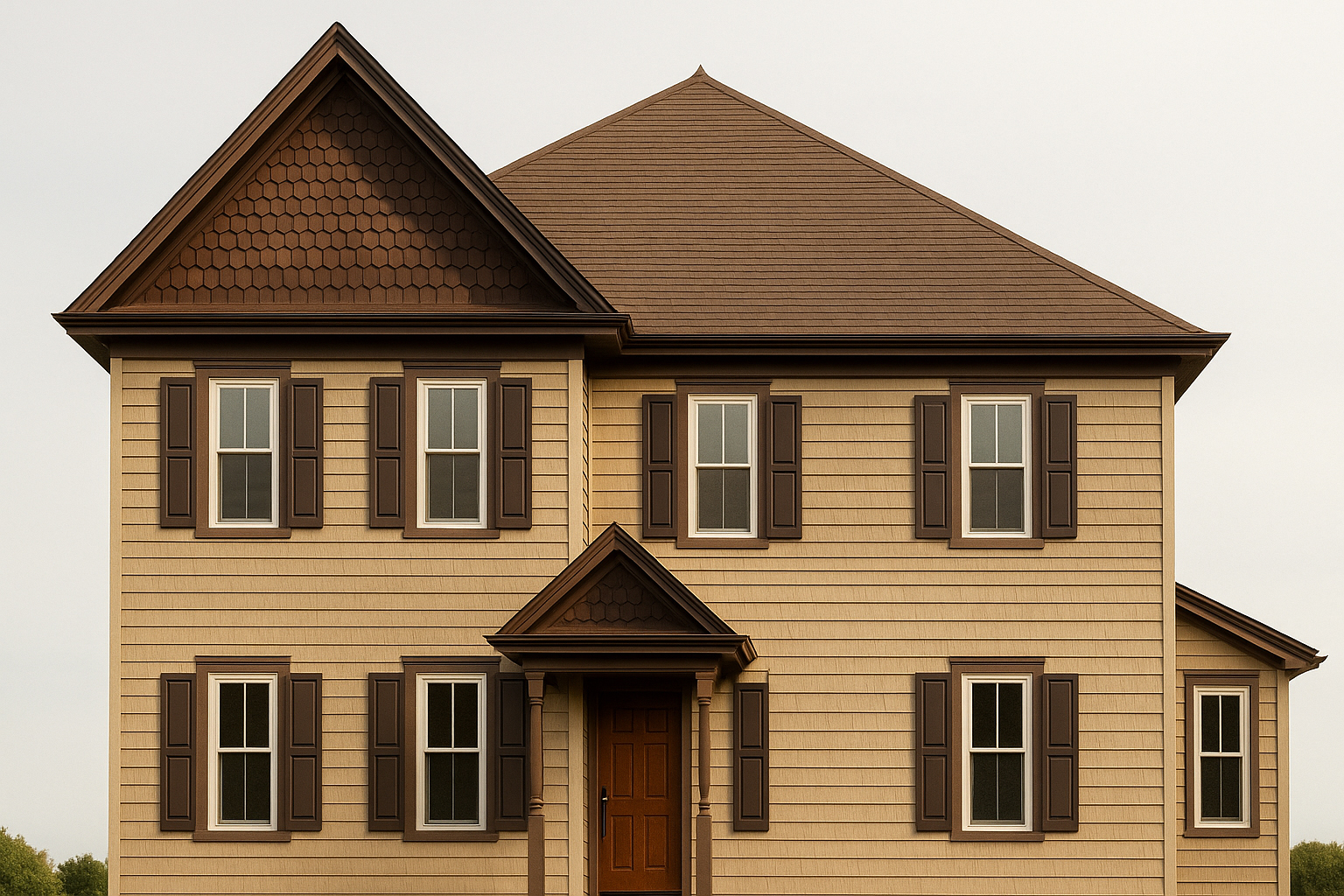 Nuvista high-end tan siding in Rockland, bergen, Passaic County area